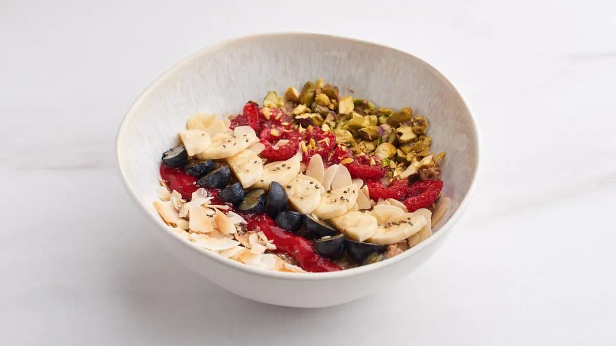 Karamellizált banános zabkása