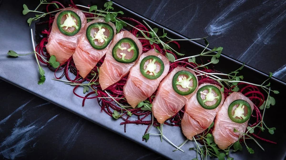 HIRAMASA JALAPENO SASHIMI