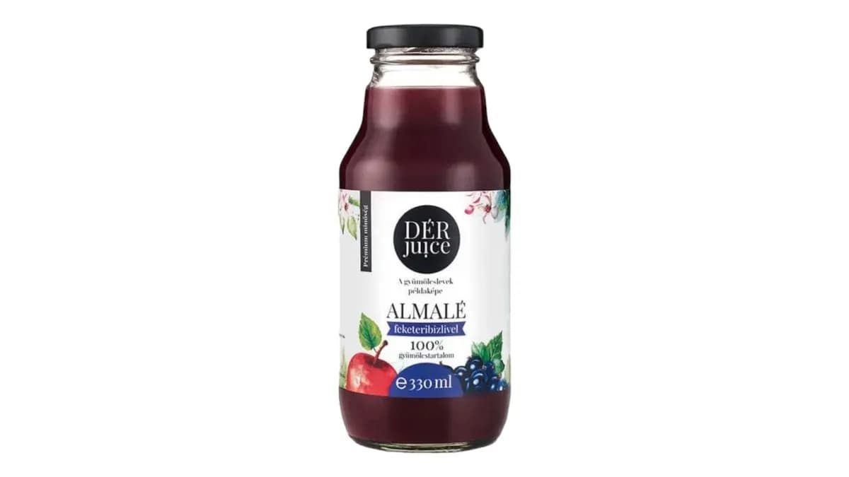 Dér Juice Alma feketeribizlivel 330 ml