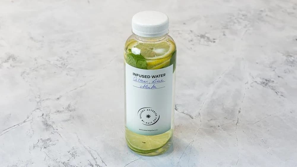 Mentás, citromos ásványvíz 0,4l