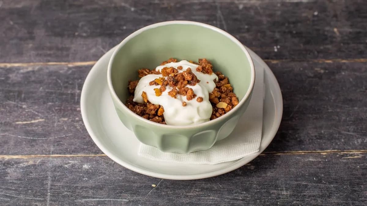 GRANOLA LAKTÓZMENTES JOGHURTTAL - MÁLNA