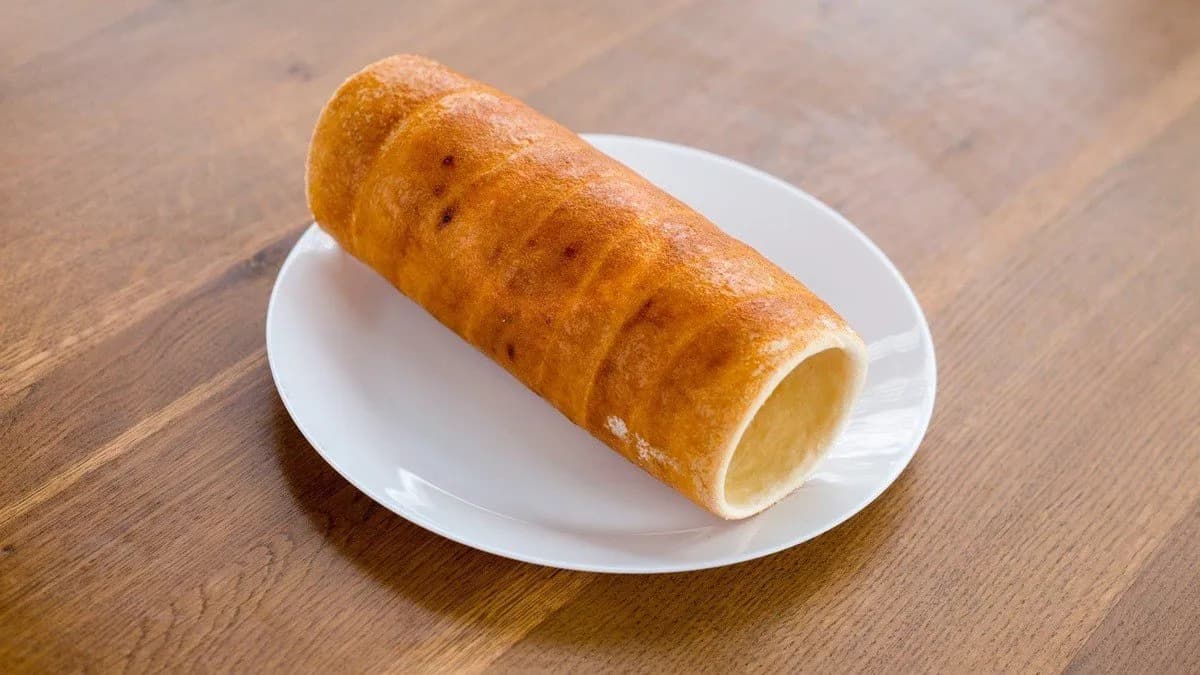 GM és TM alapanyagból készült vaníliás kürtőskalács