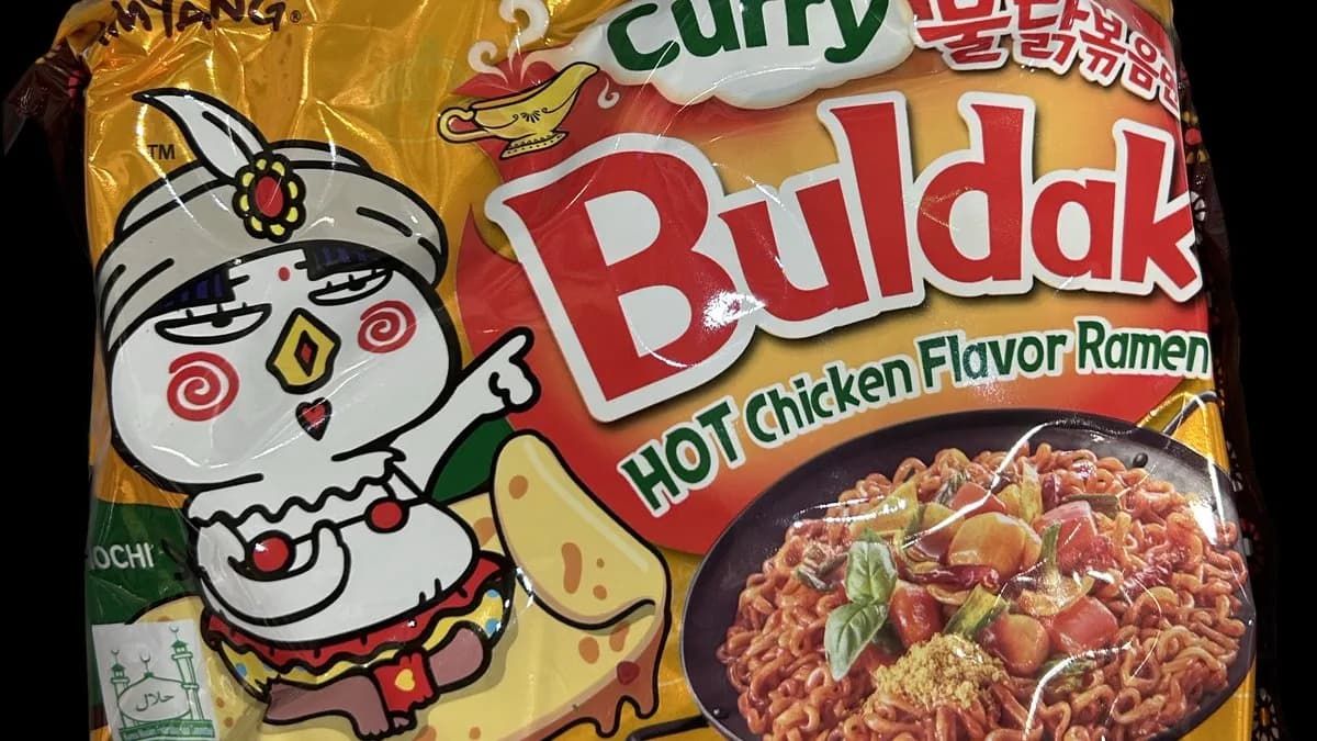 Buldak currys tészta