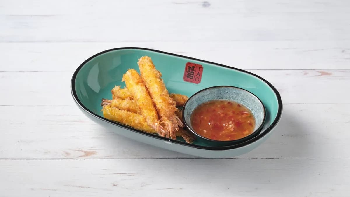 27.	天妇罗炸虾, Tempura shrimp 6pcs, Sült tempura rák 6db