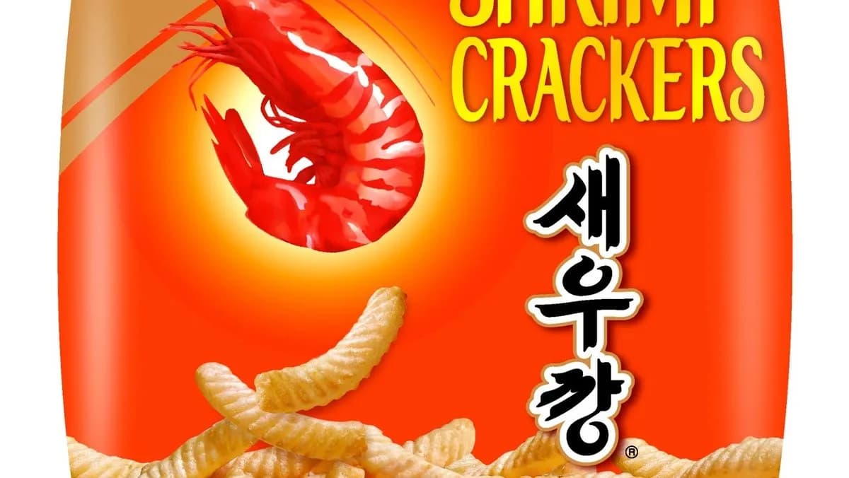 Nongshim rák ízesített chips 原味虾条