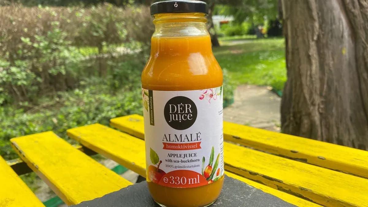Dér Juice Alma-homoktövis 90% -10%, 0,33L