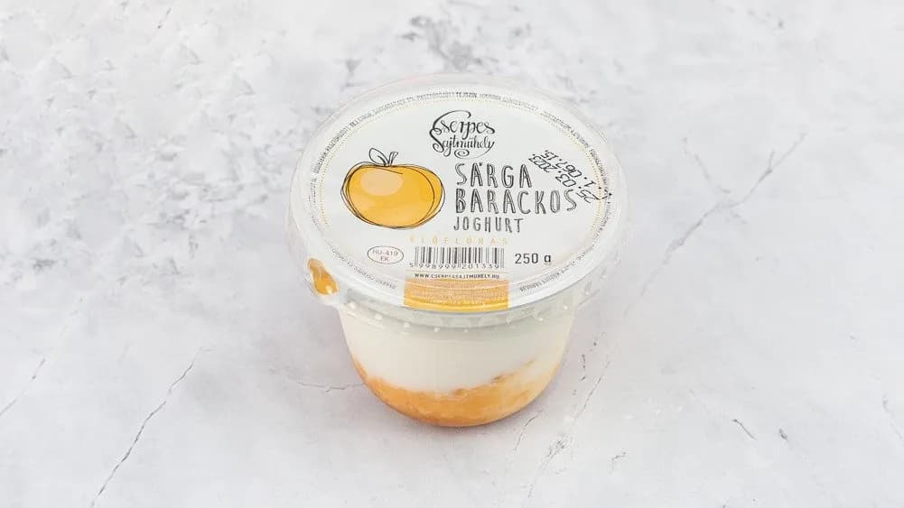 Cserpes barackos joghurt