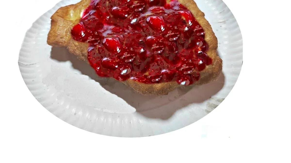 Szamóca lekváros lángos