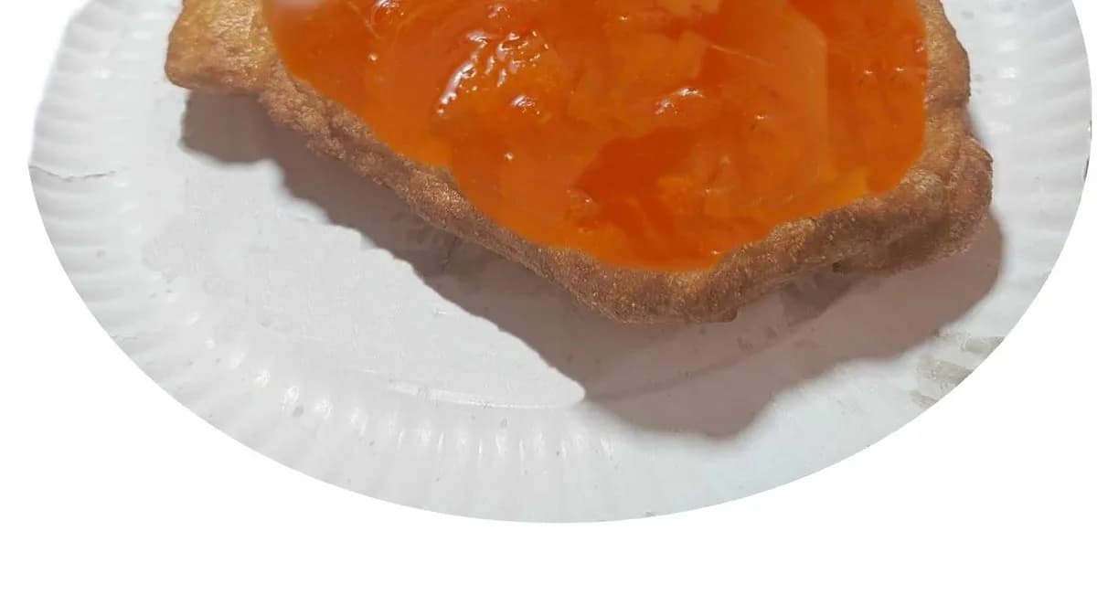 Sárgabarack lekváros lángos