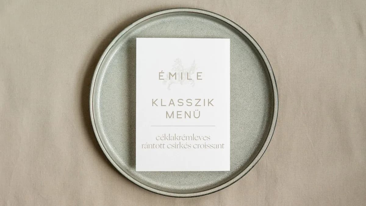 ÉMILE Klasszik menü