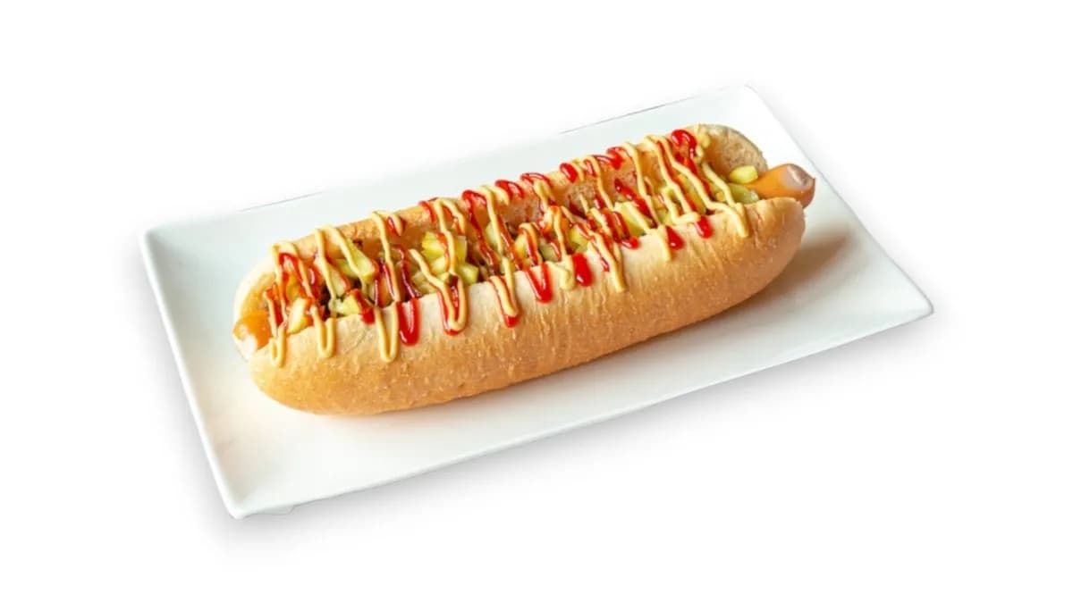 Hot-Dog Natúr Mustárral ketchuppel