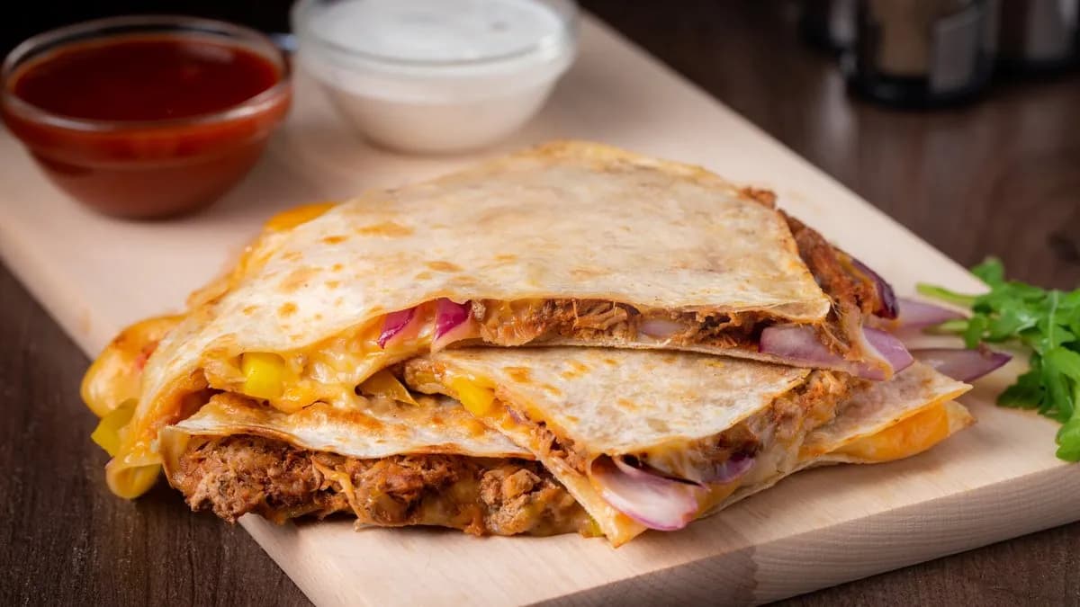 Pulled Pork quesadilla
