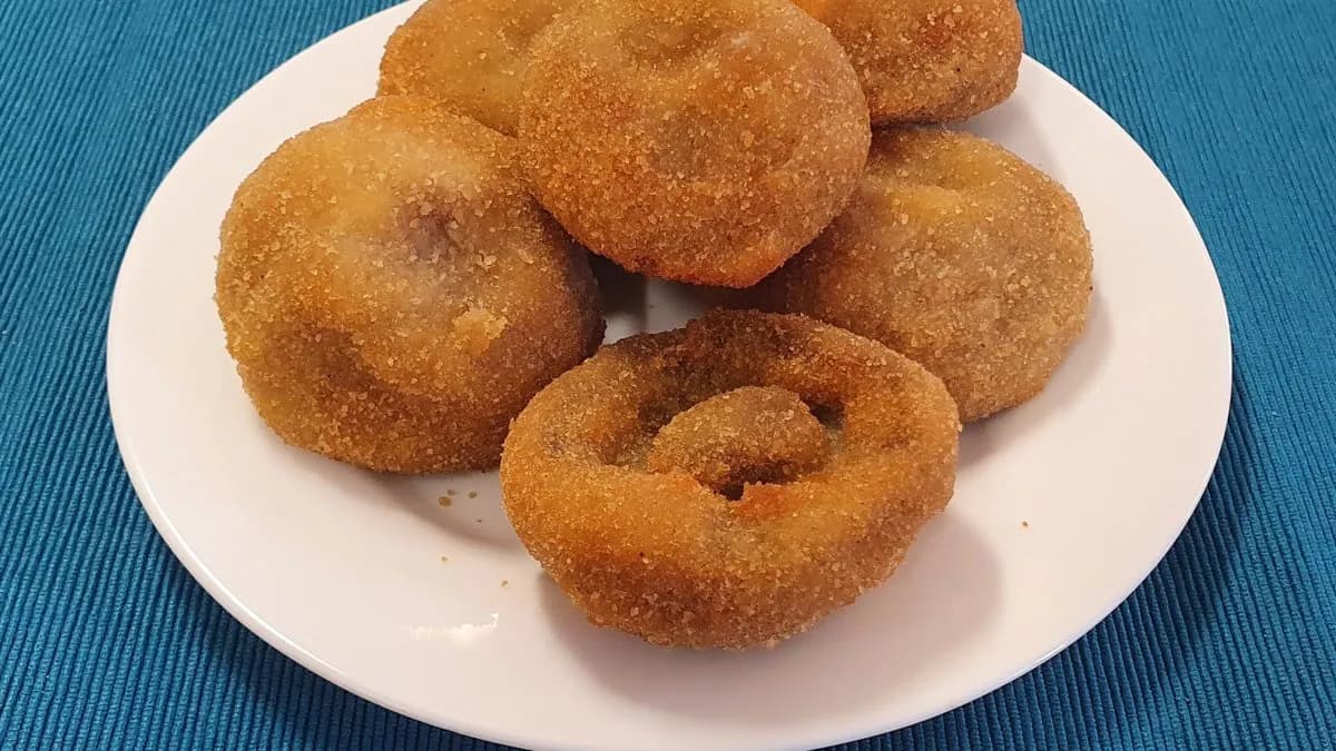 Rántott gombafejek (kis adag)