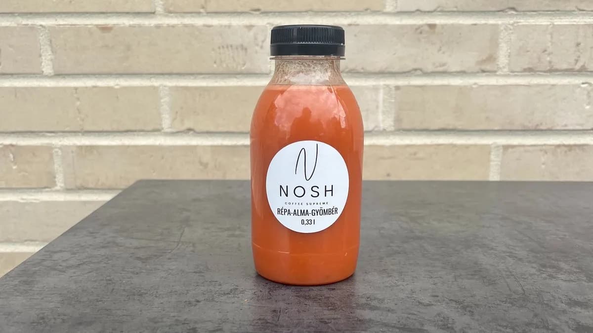 Friss répa-alma-gyömbér lé