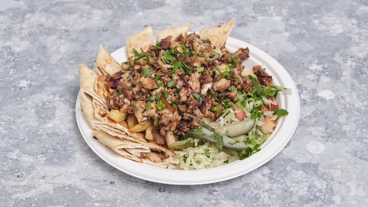 Csirke Shawarma Tál