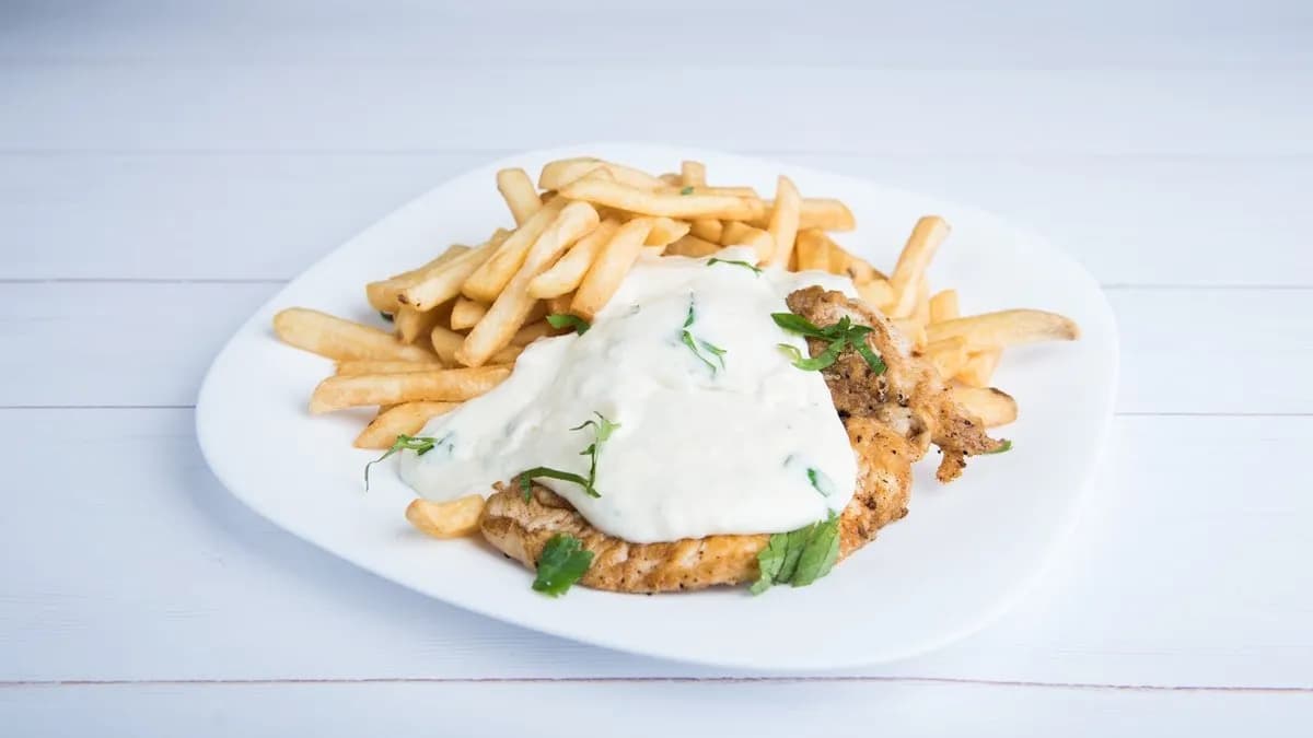 Roston csirke fokhagyma mártással