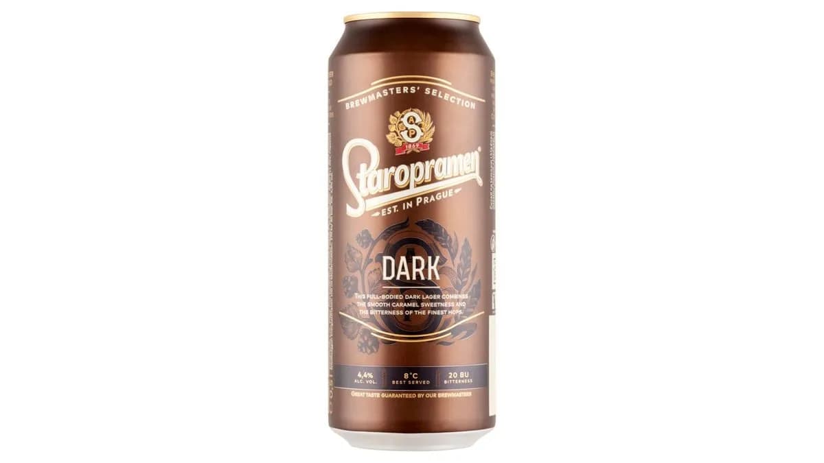 Staropramen Dark minőségi barna sör 4,4% 500 ml