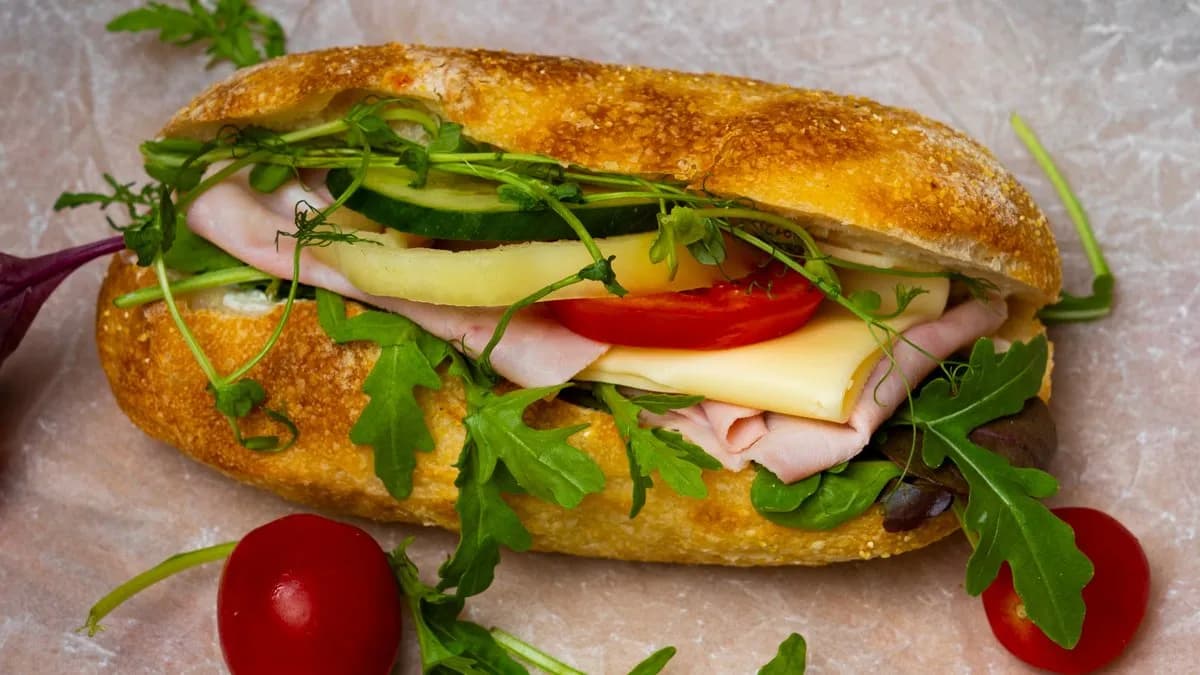 Sonkás-sajtos ciabatta