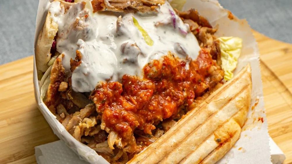 Gyros (pita/tortilla) menü