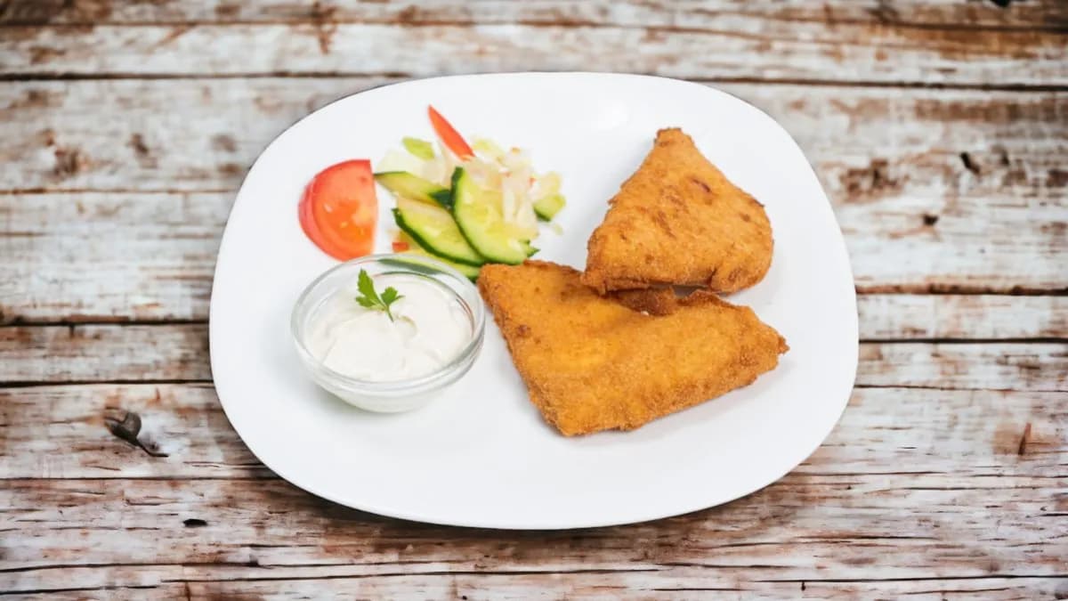 Rántott sajt tartármártással