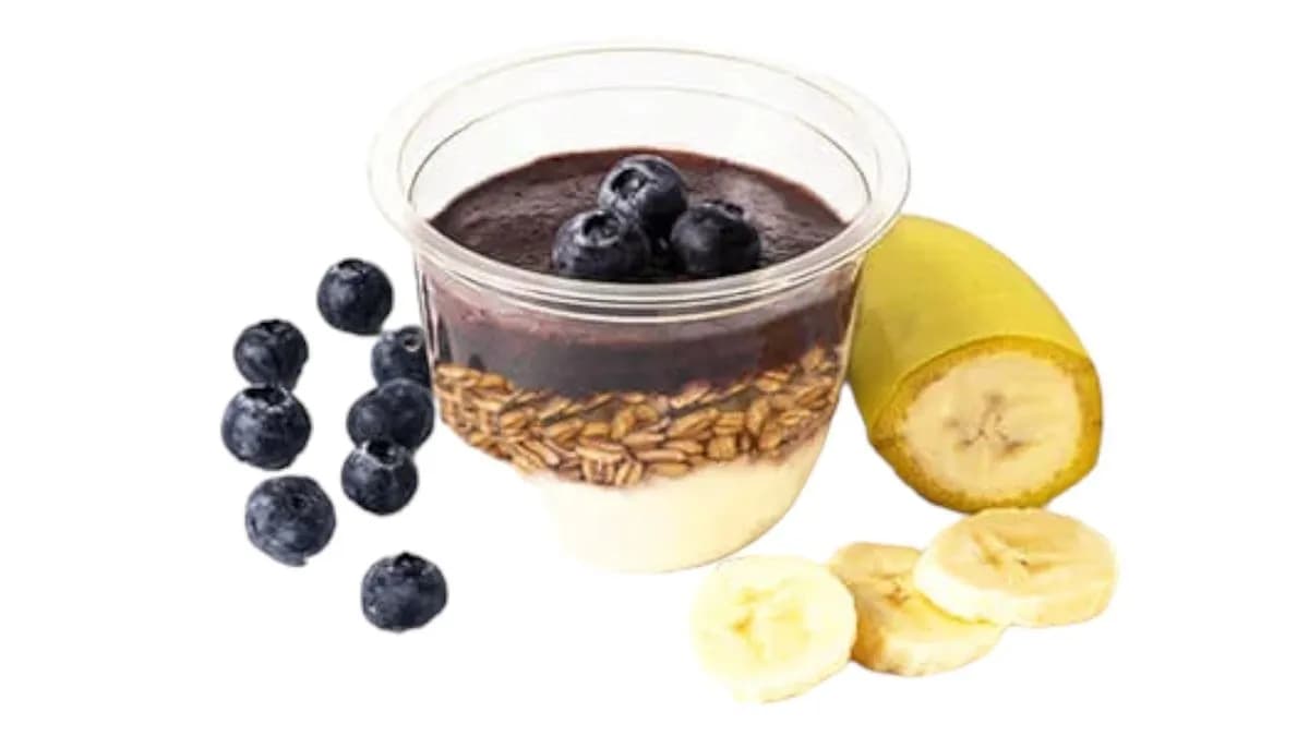 Snack Bowl-túró-banán-áfonya