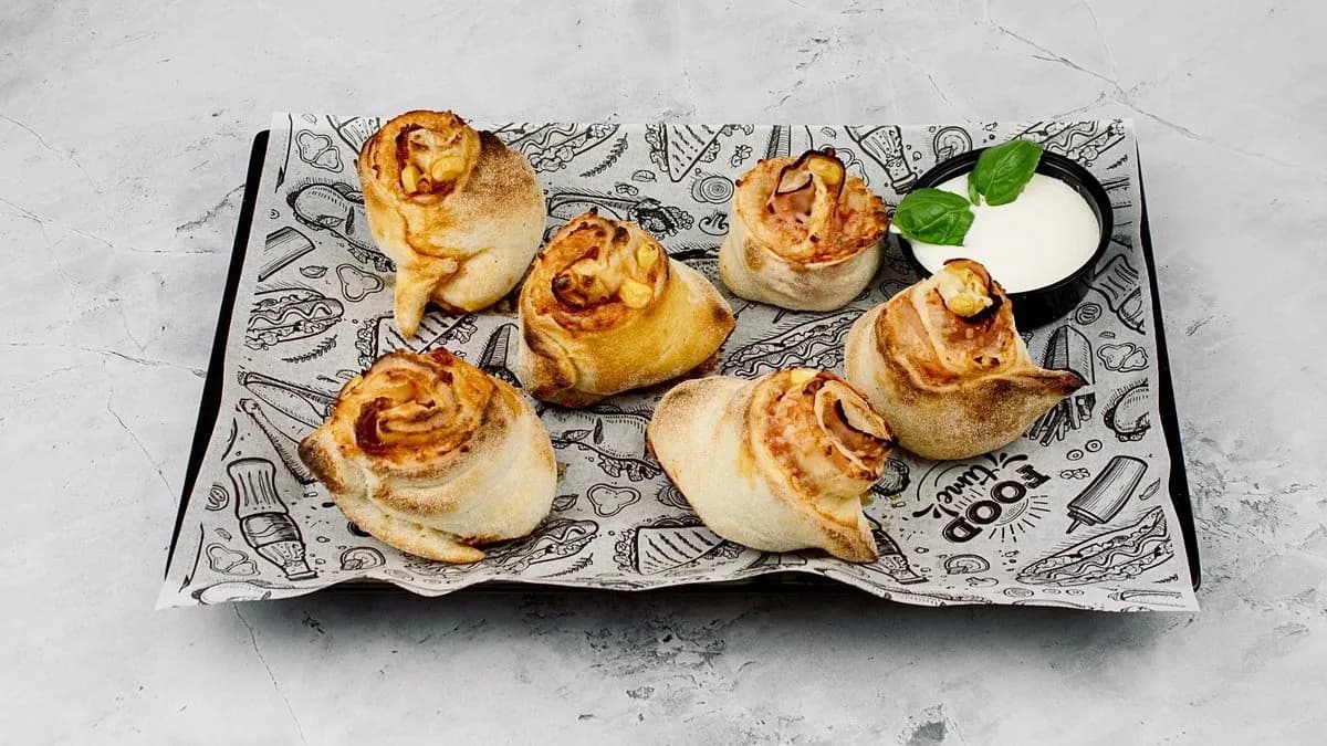 Prosciutto sonkás-kukoricás