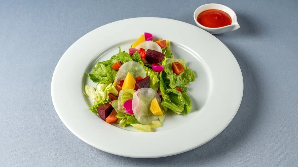 Friss kevert saláta zöldségekkel (Vegán, GM, LM)