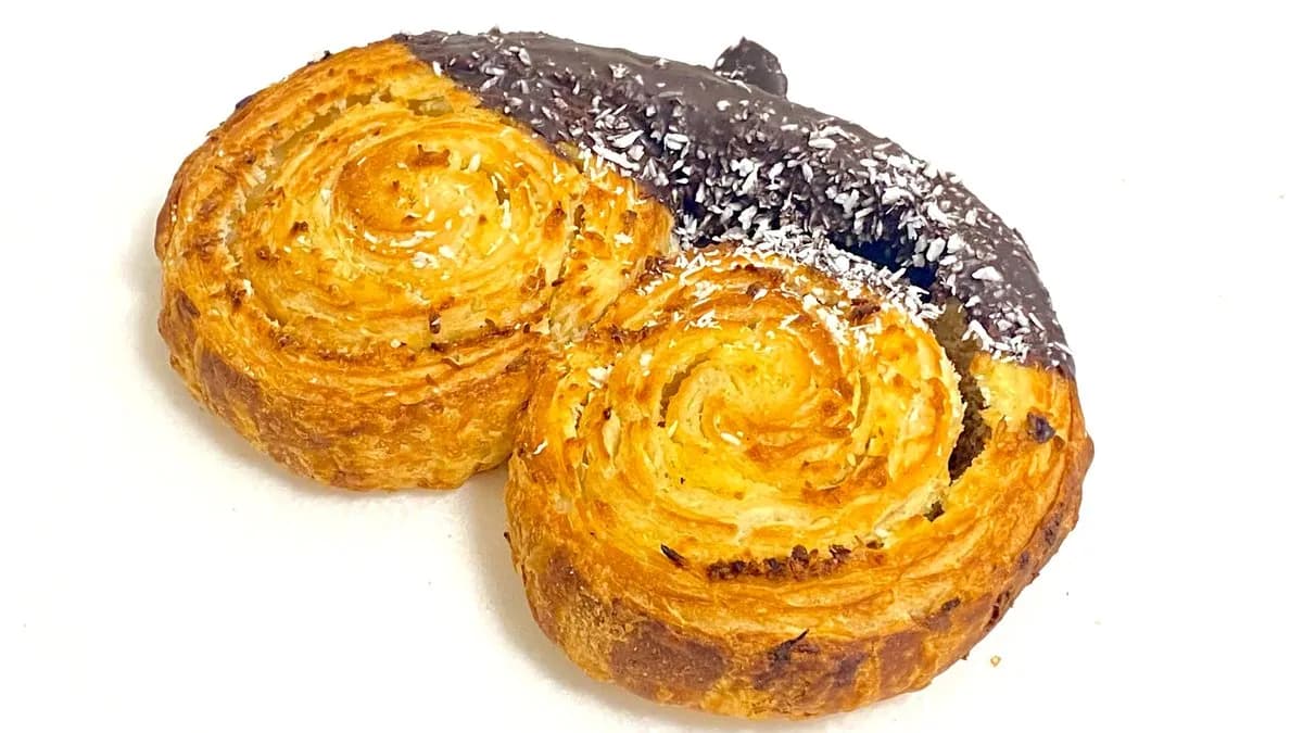 Vaníliás-csokis-kókuszos csiga