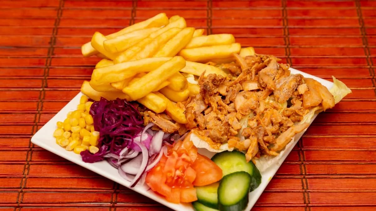 Gyros Tál Sült Krumplival