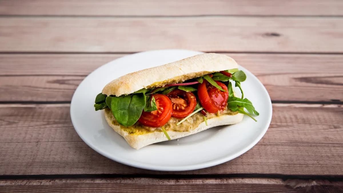 Padlizsánkrémes panini