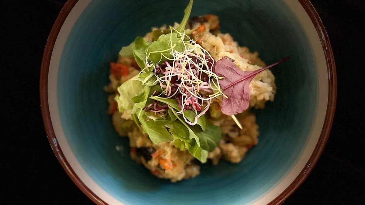 Zöldséges rizottó