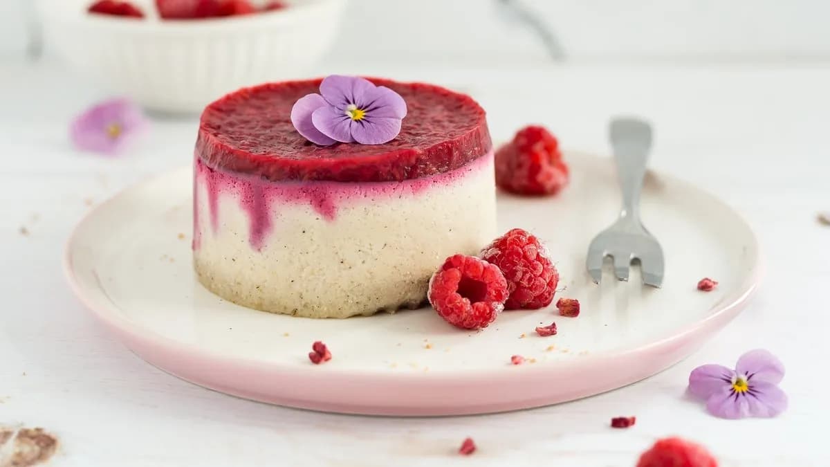 Málnás "sajttorta"