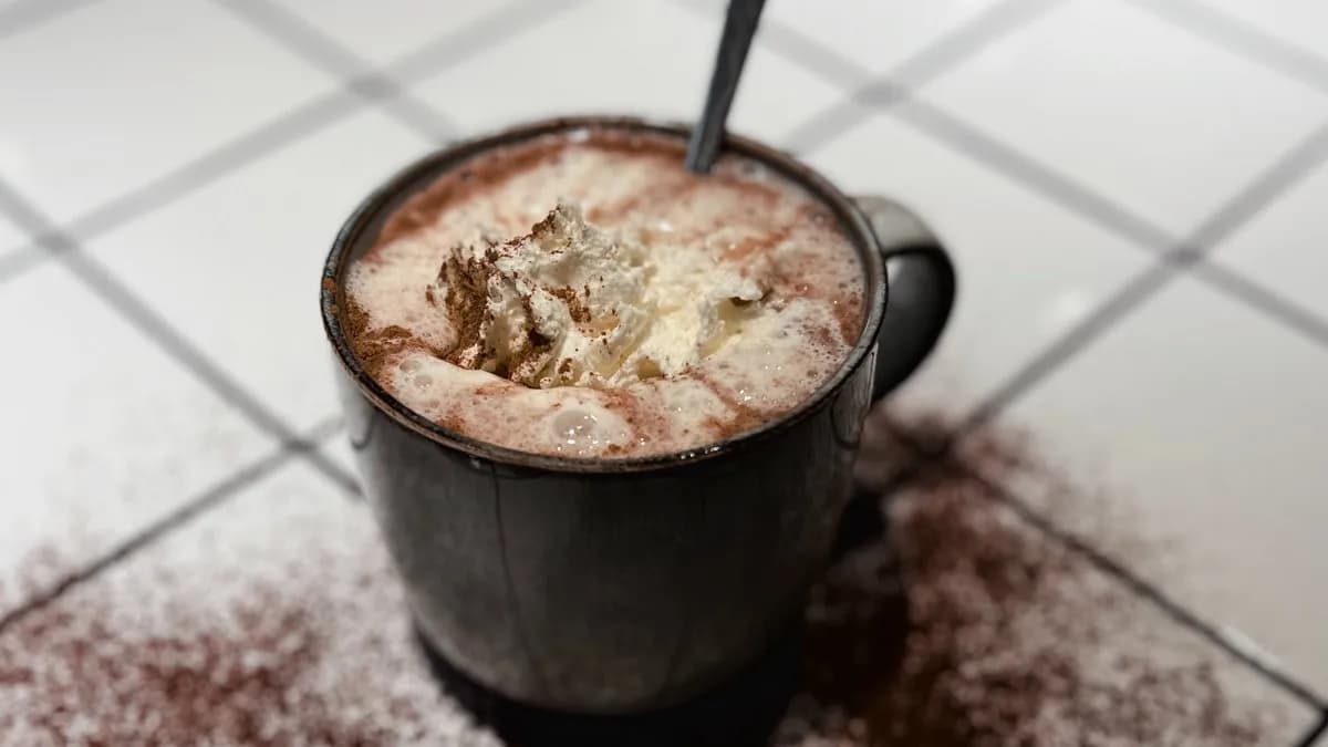 Fehér csokis forró csoki