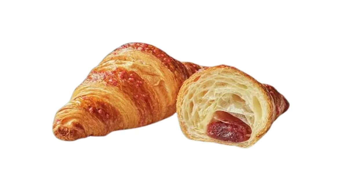 Málnás vegán croissant