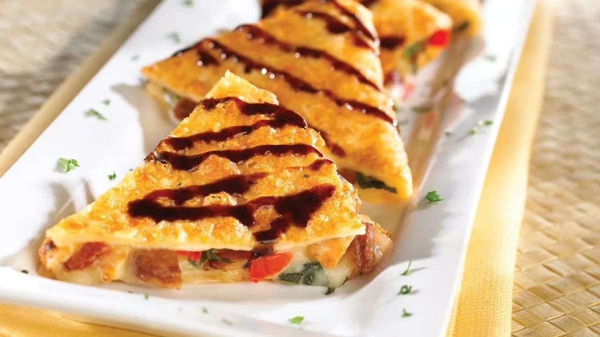 Parmesan Crusted Quesadilla