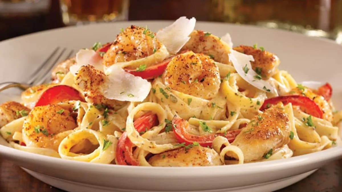 Cajun Shrimp & Chicken Pasta