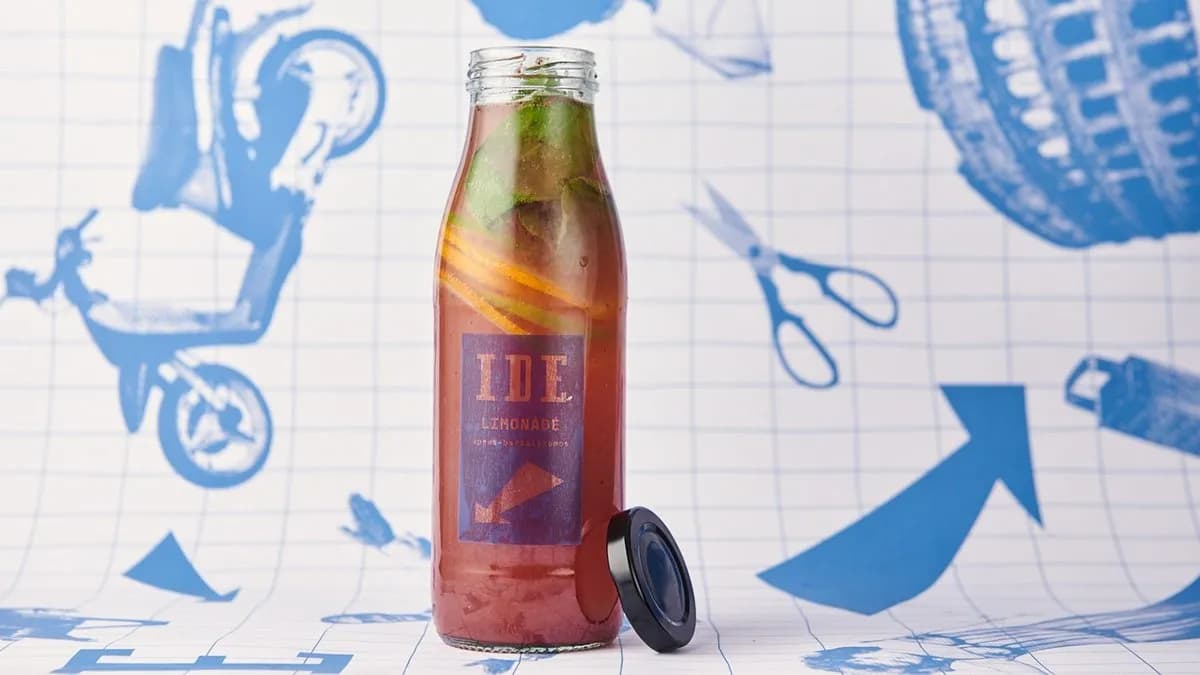 LIMONÁDÉ epres-bazsalikomos 0.5