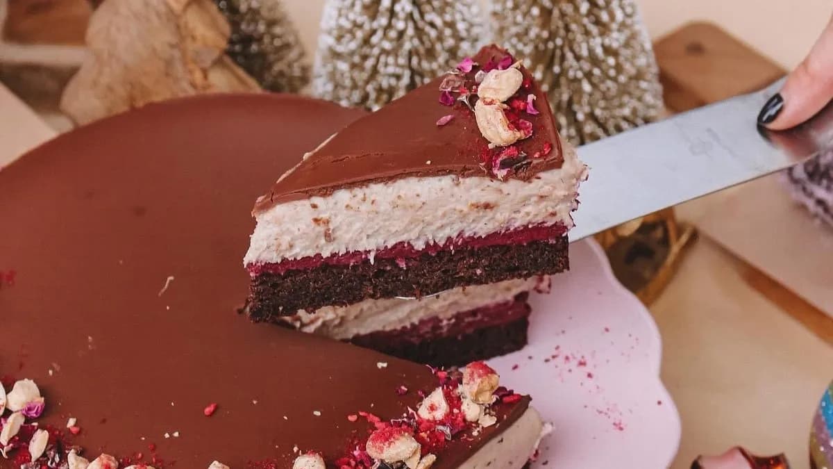 Ribizlis gesztenyekrém torta