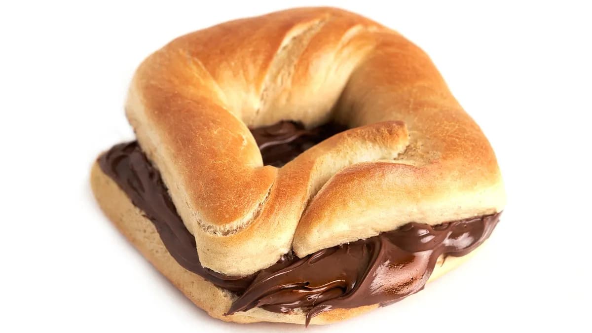 XL Nutty bagel - Nutellás kézműves kocka bagel