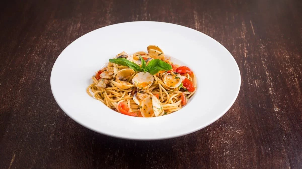 Spagetti fehér kagylóval