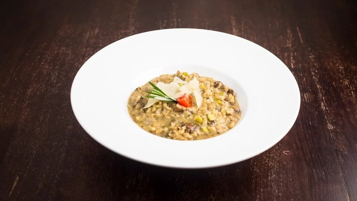 Vargányagombás rizottó