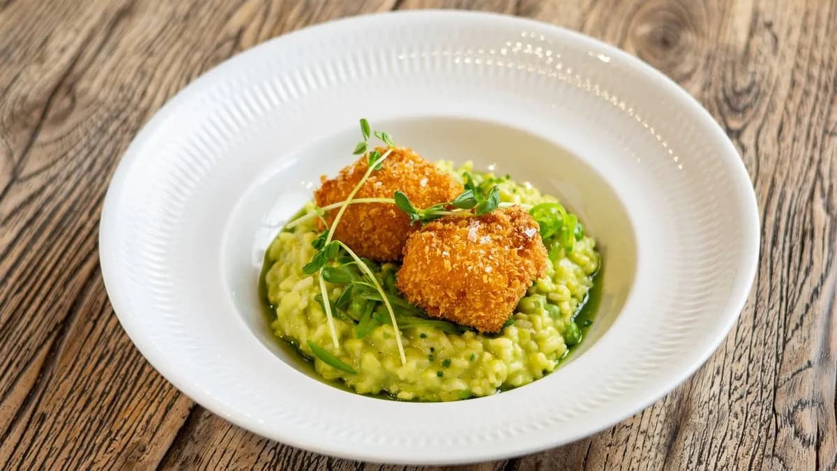 KRÉMES ZÖLDBORSÓ RIZOTTÓ