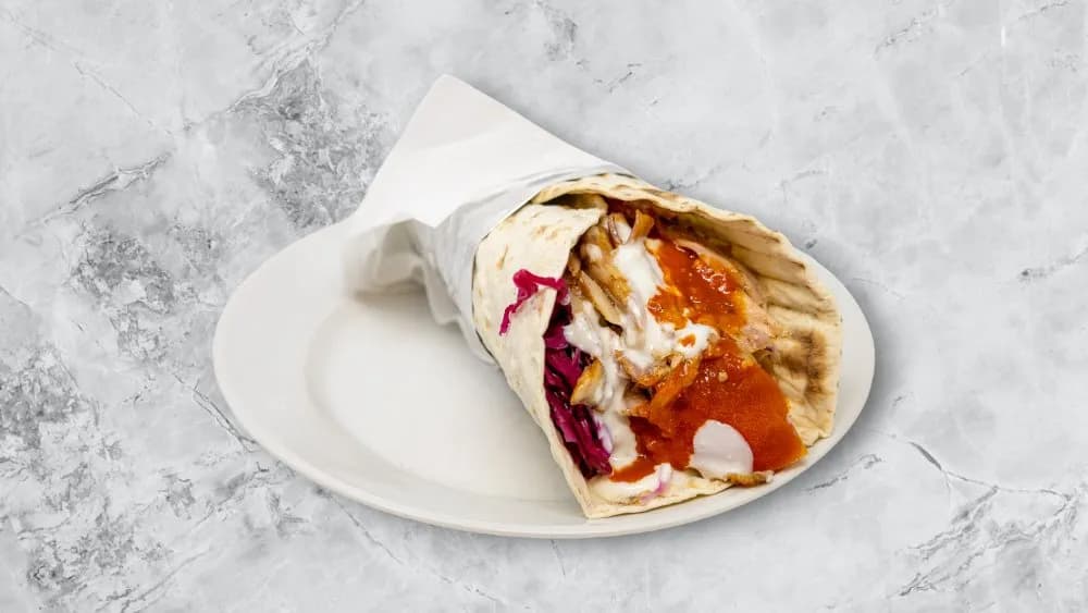 Gyros tortilla csak hússal