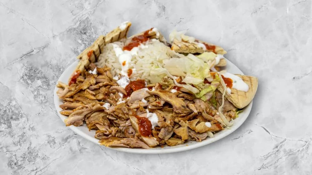 Gyros nagy tál extra hússal