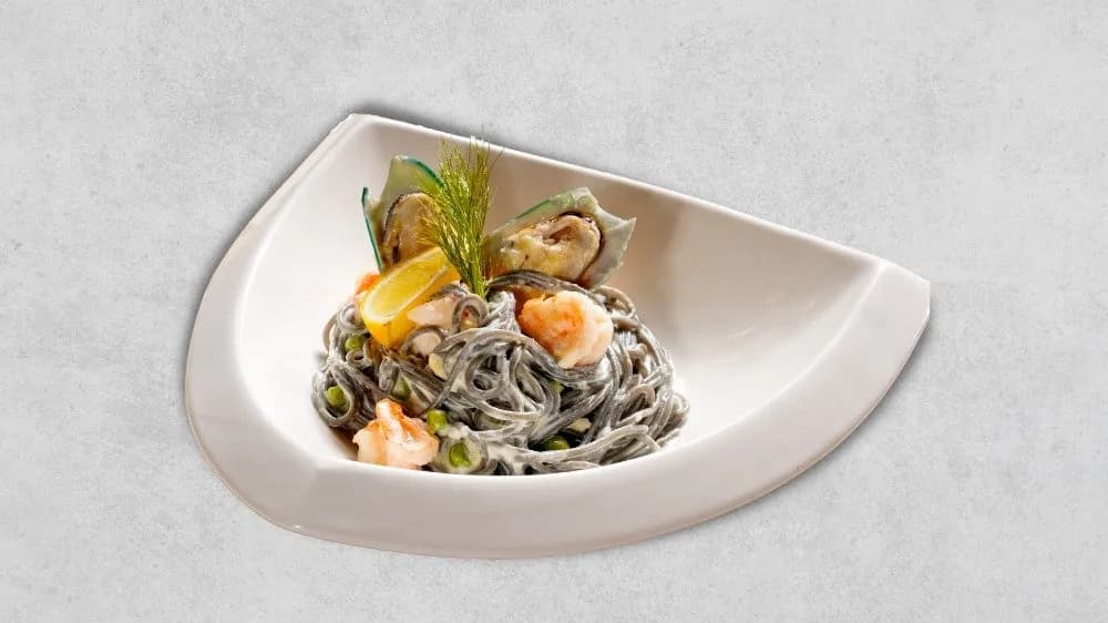 Papardelle pesce e gambaretti