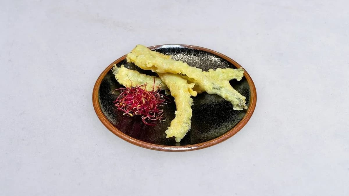Szparagi tempura