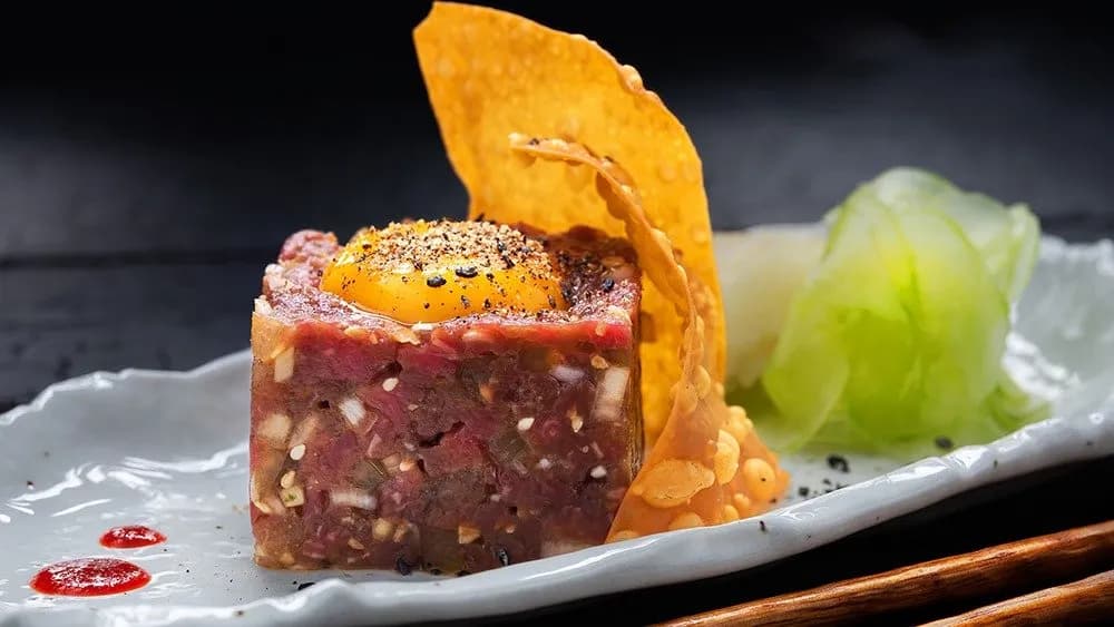 Yuk hoe - koreański tatar