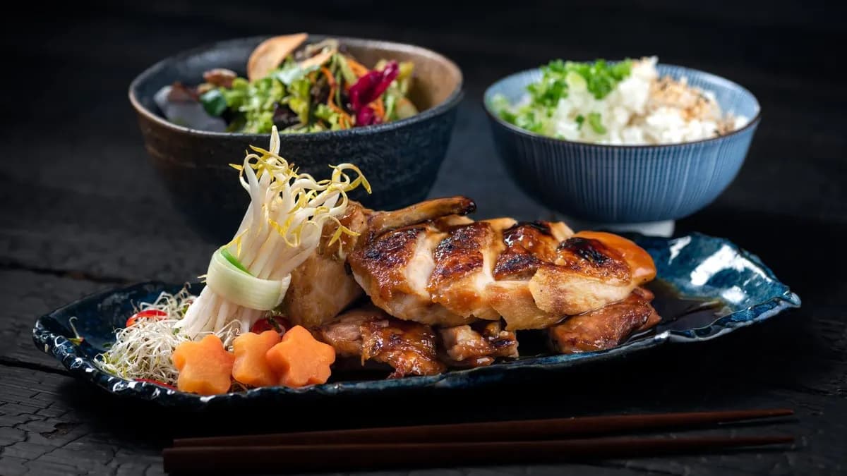 Kurczak karmelizowany w sosie teriyaki