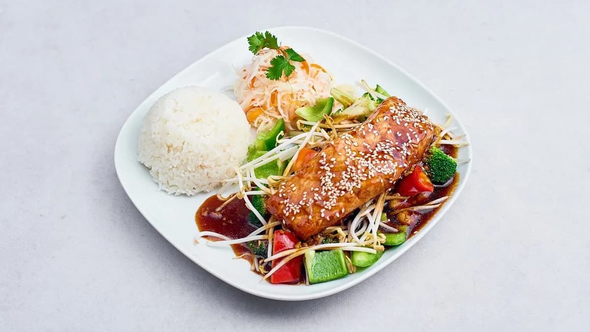 Teriyaki salmon