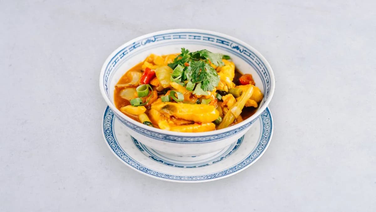 Kurczak z czerwonym curry